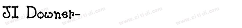 JI Downer字体转换